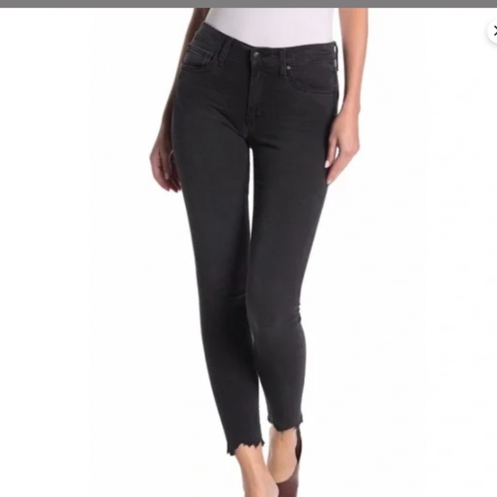 JOE'S  MidRise Skinny Raw Ankle Hem Jean